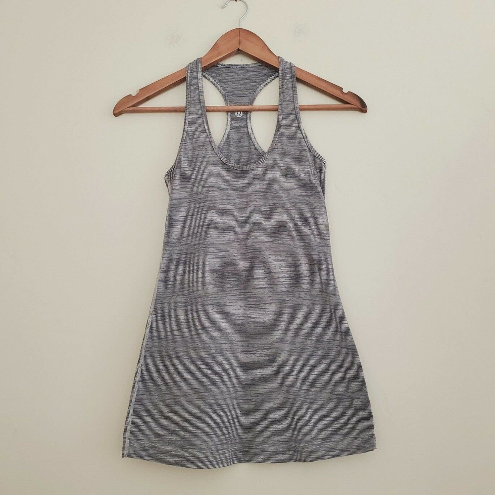 Lululemon Striped Tank Top Gymn Workout Small